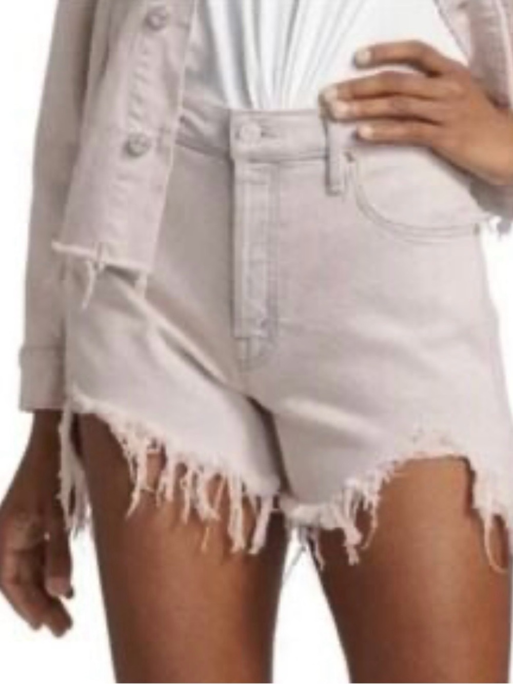 MOTHER Tomcat Kick Fray Dunked in Trouble Shorts Sz 24 $248 MSRP